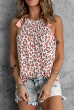 Load image into Gallery viewer, Floral Tied Tassel Cami