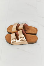 Load image into Gallery viewer, MMShoes Best Life Double-Banded Slide Sandal in Gold
