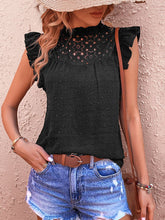 Load image into Gallery viewer, Swiss Dot Butterfly Sleeve Top