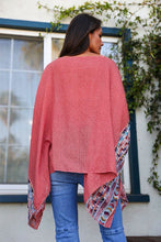 Load image into Gallery viewer, Geometric Embroidered Sleeve Kimono
