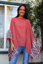 Load image into Gallery viewer, Geometric Embroidered Sleeve Kimono
