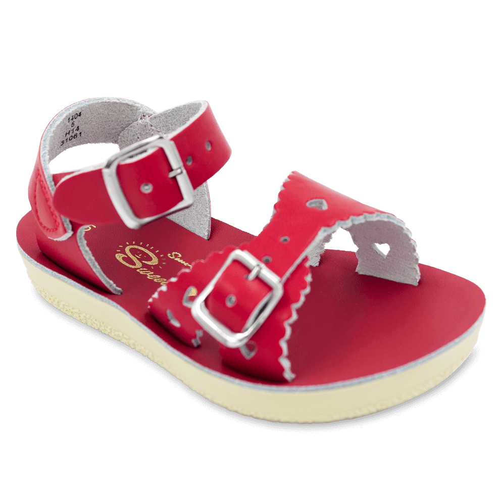 Sun San Sweetheart Sandals in Red