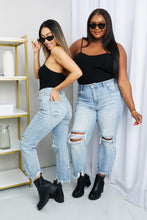 Load image into Gallery viewer, RISEN Full Size Distressed Fringe Hem Cropped Jeans
